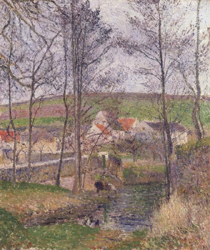 Camille Pissarro The banks of the Viosne at Osny Germany oil painting art